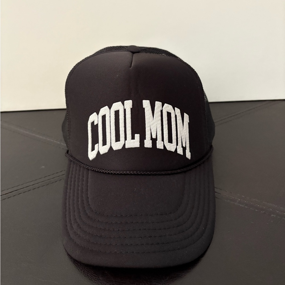 Cool Mom Black Trucker Hat